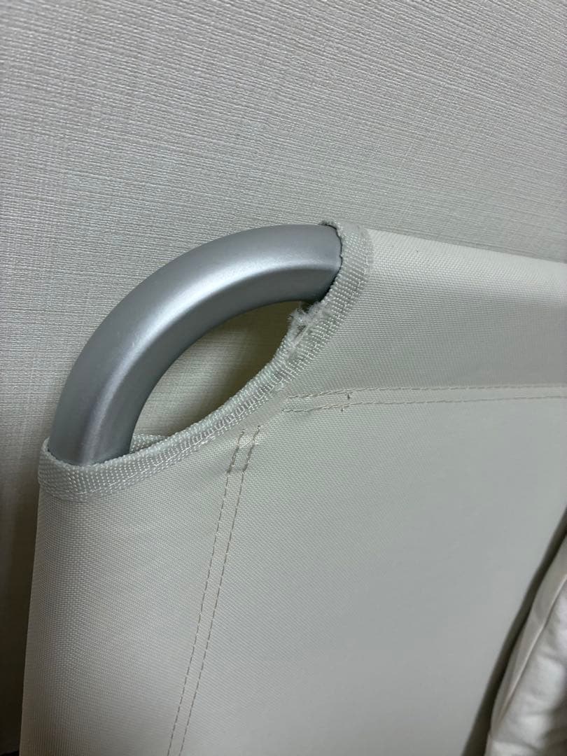 無印良品　アルミ　折りたたみ二人掛け　チェア