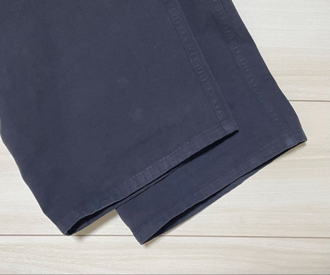 COMOLI 製品染めベルテッドパンツ NAVY 1