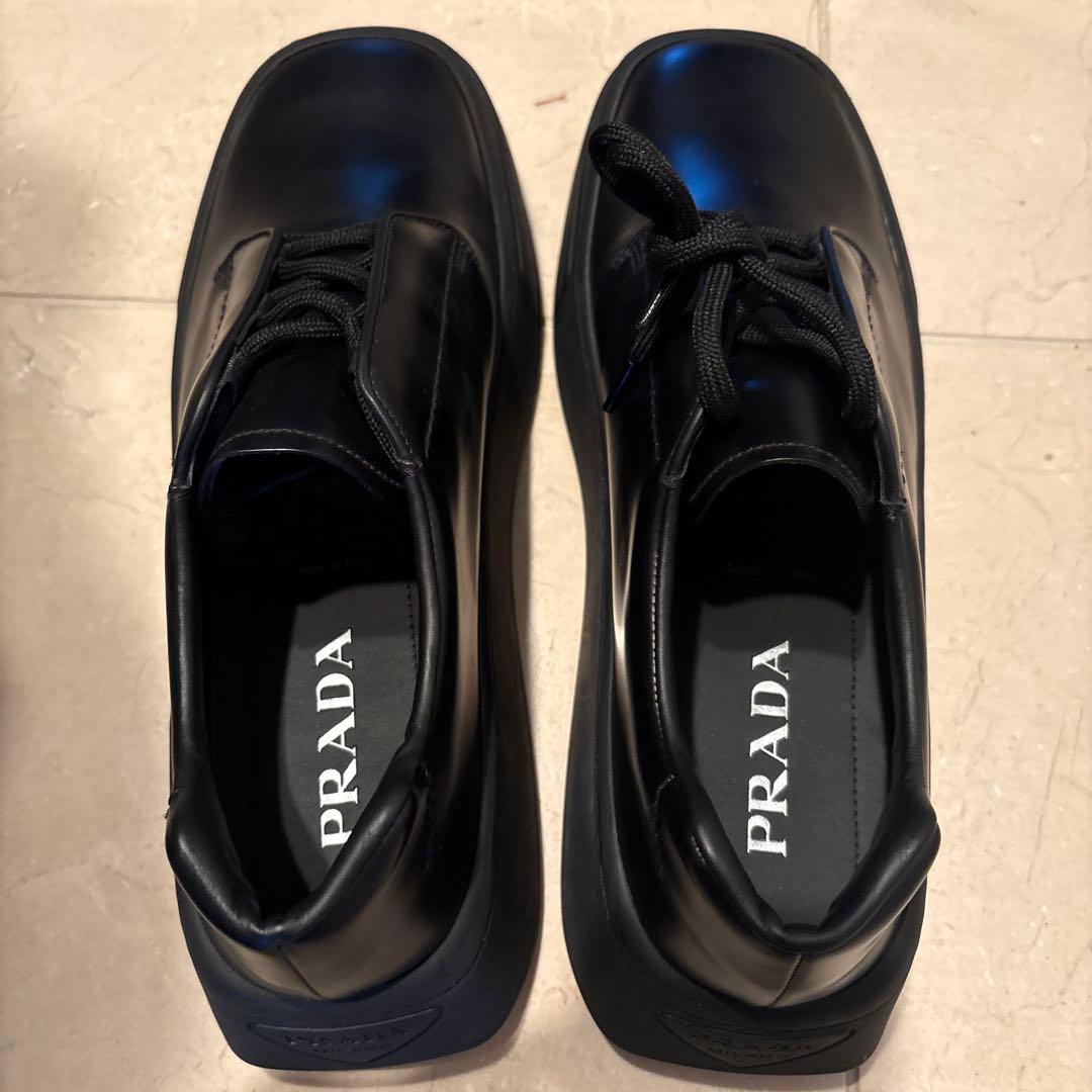 PRADA ブラック ドレスシューズ　27相当