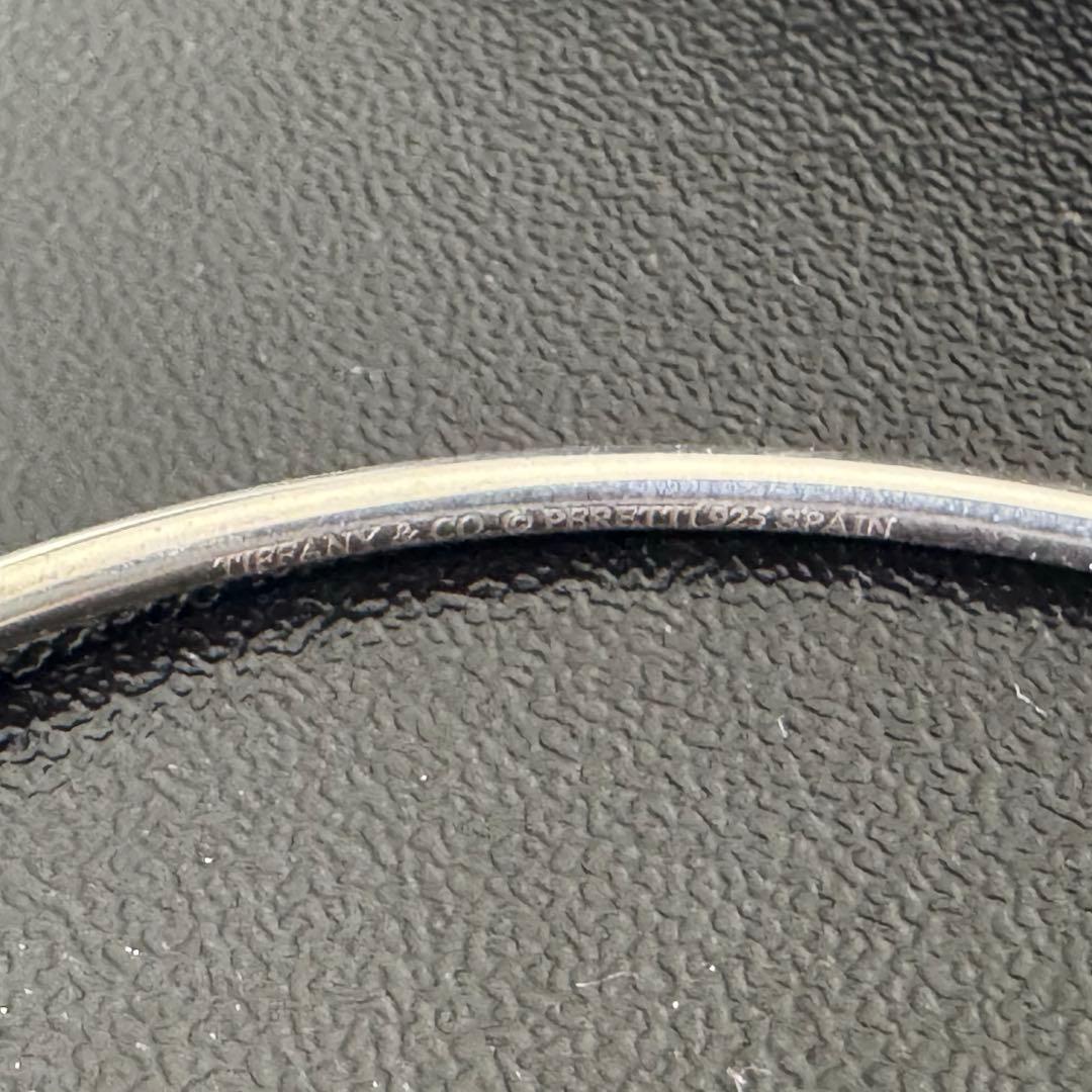 ティファニー エルサ・ペレッティ オープンハート バングル SV925