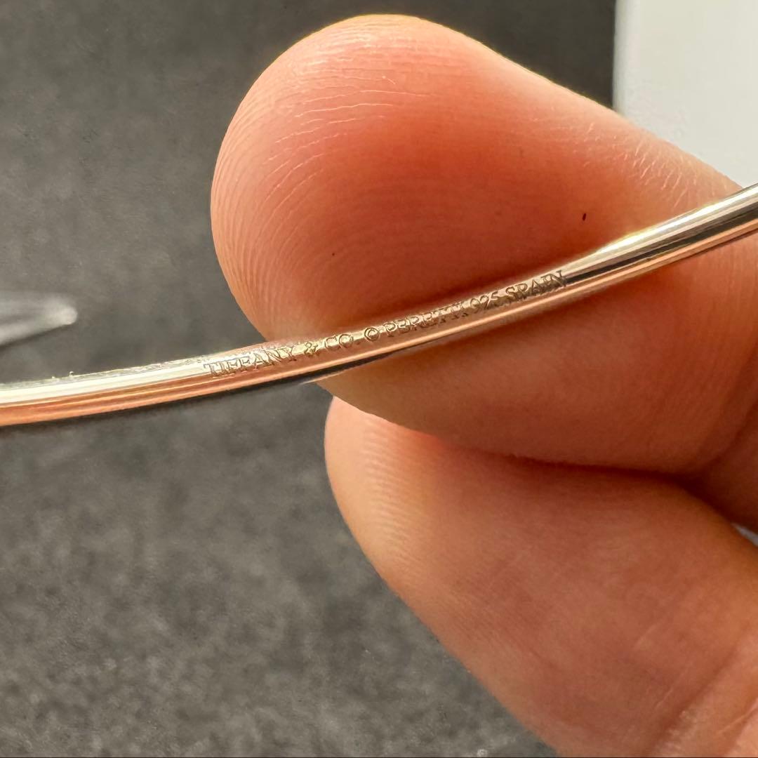 ティファニー エルサ・ペレッティ オープンハート バングル SV925