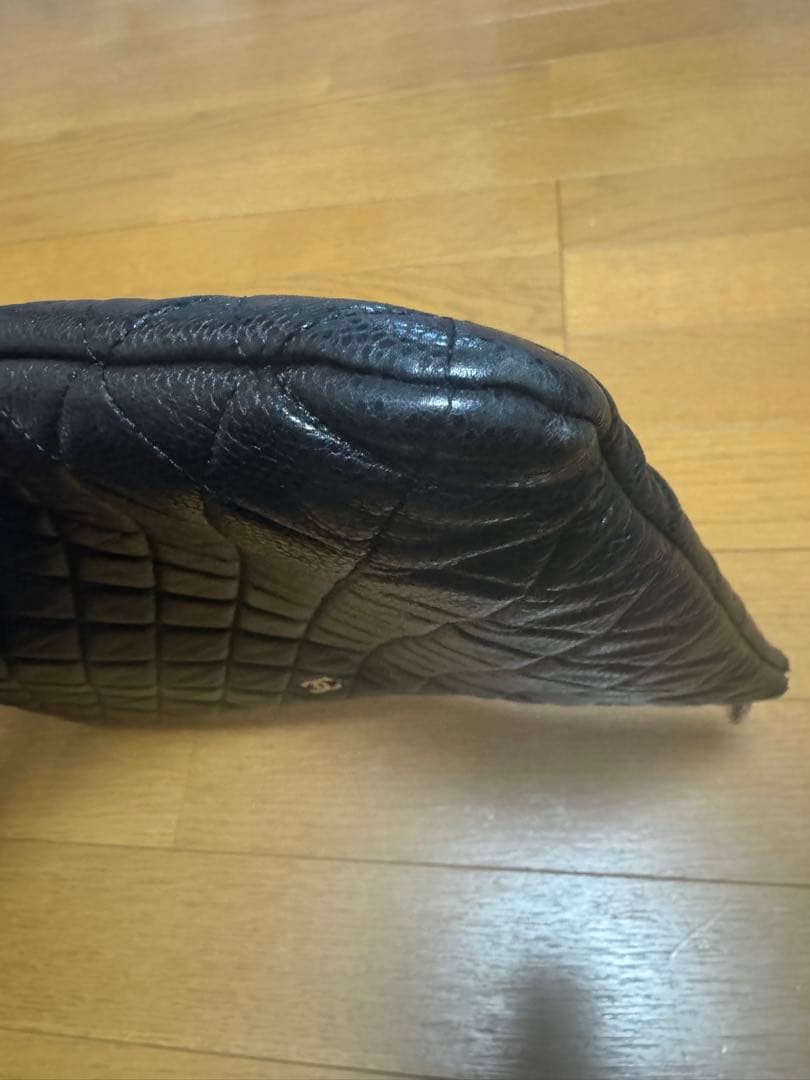 正規品CHANEL レザークラッチバッグ　美品　値下げ