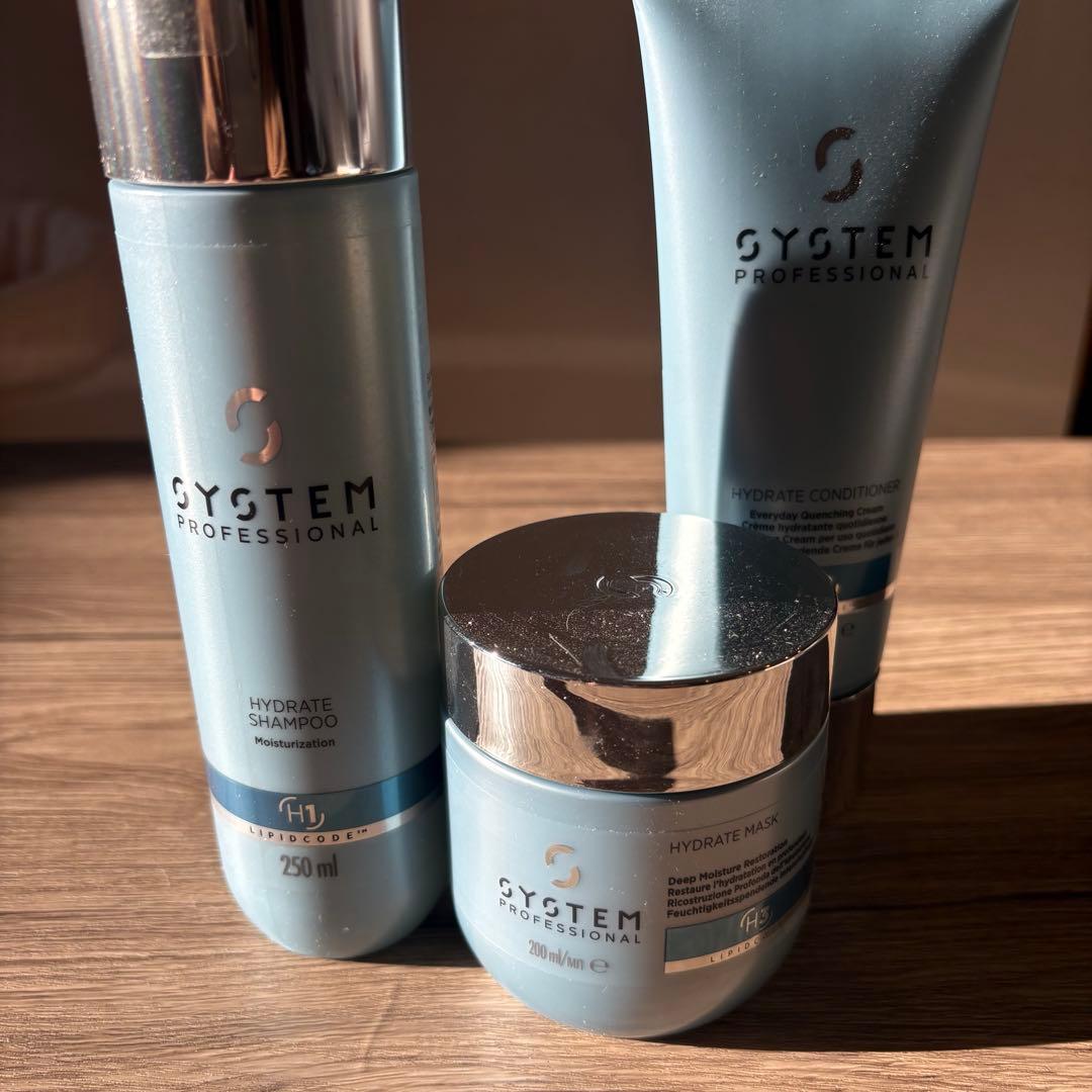 【ウエラ　システム】ハイドレイトシャンプー＆コンディショナー&マスク　3点セット