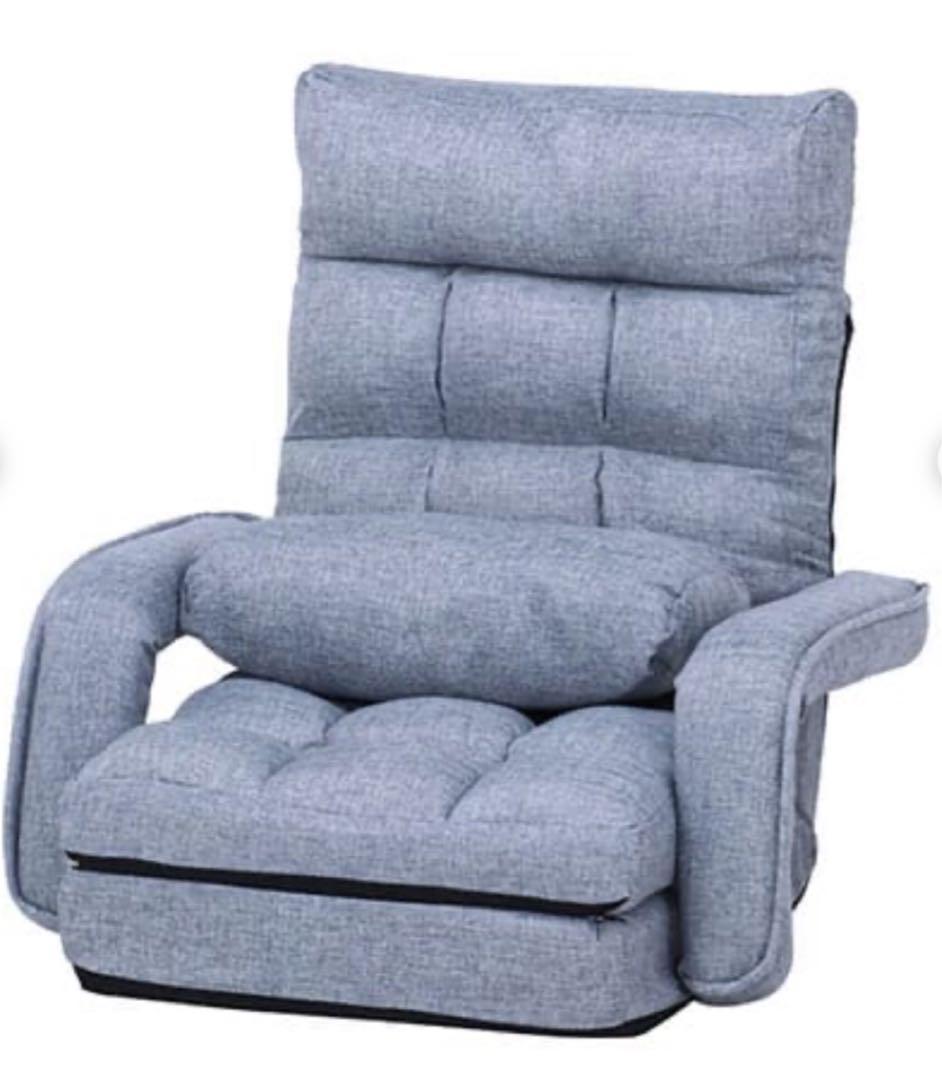 ジャパネットタカタ　座椅子リクライニングチェアー　グレー