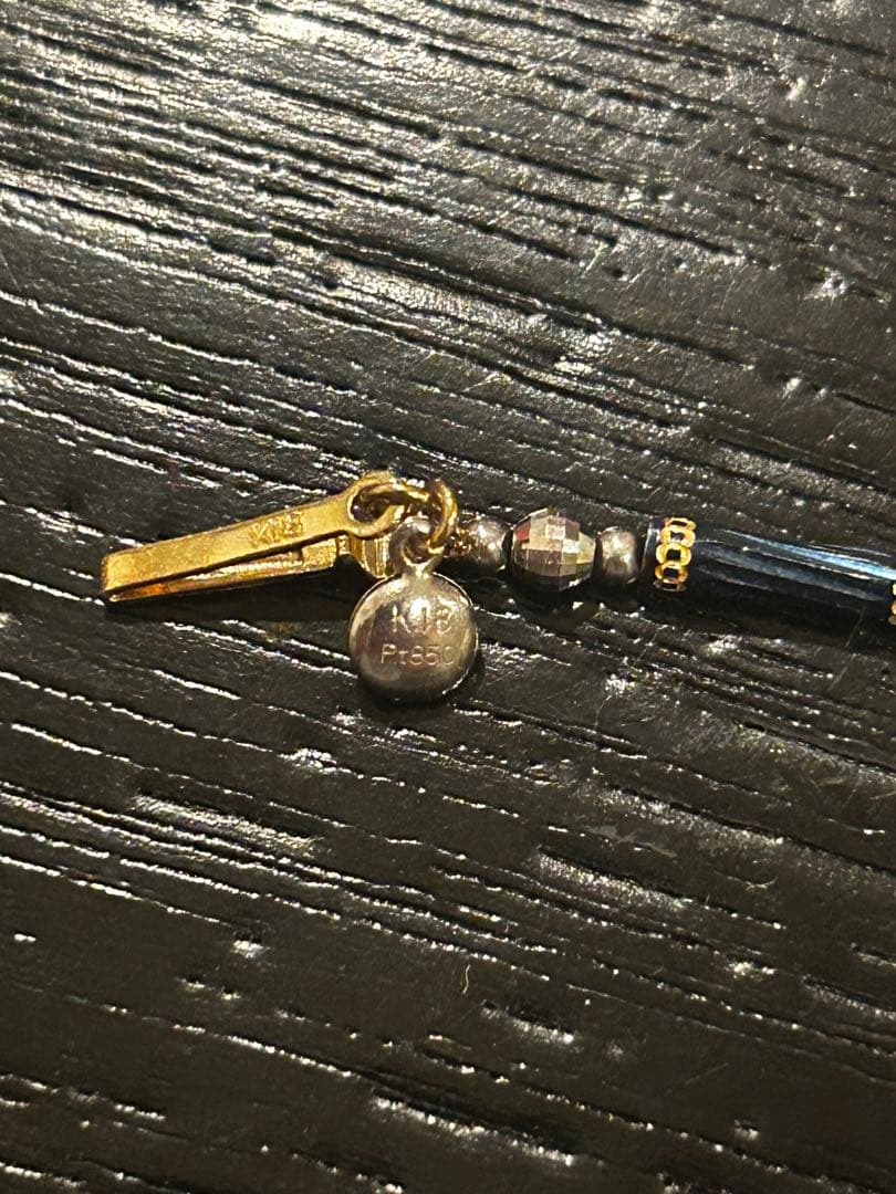 K18PT850チタン アイシリーズ健康ネックレス