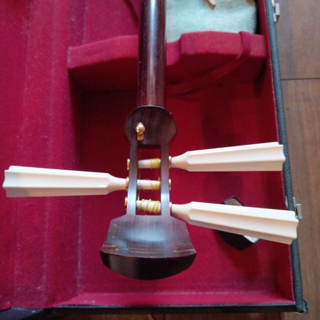 津軽三味線　バチ　ケース付