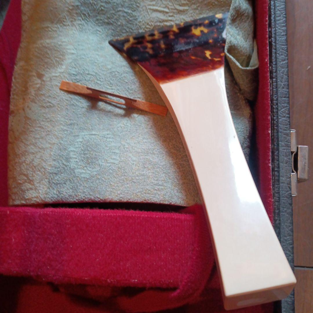 津軽三味線　バチ　ケース付