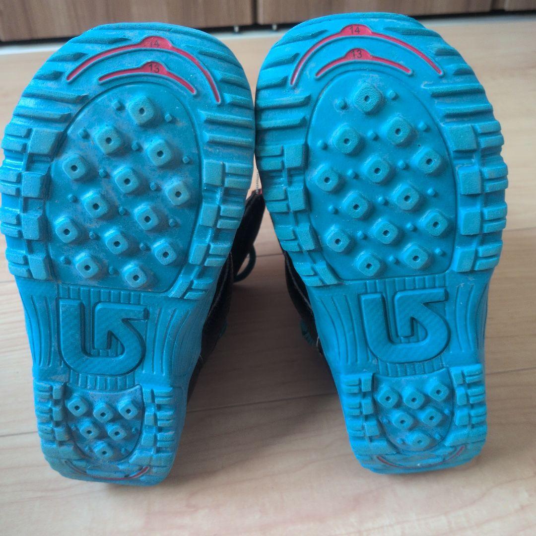 （良品）Burton子供用スノーボードブーツ 19.5cm中敷きあり