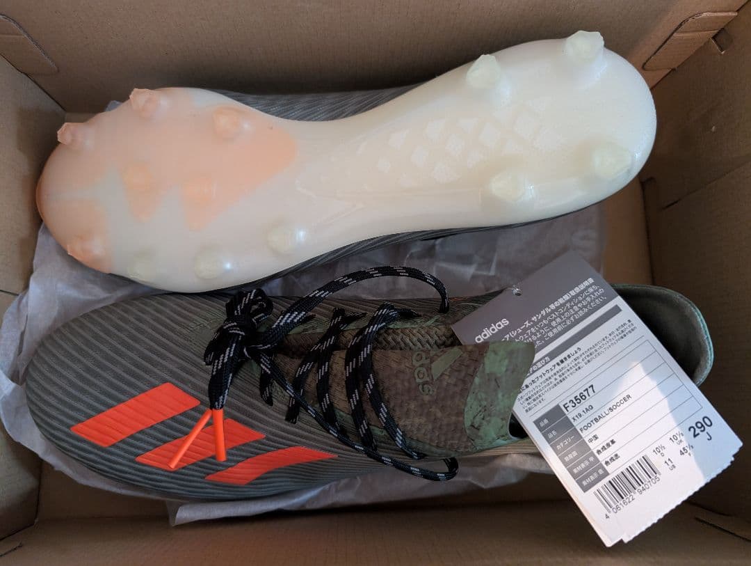 【超希少】 adidas X19.1 AG サッカーシューズ 29cm 人工芝