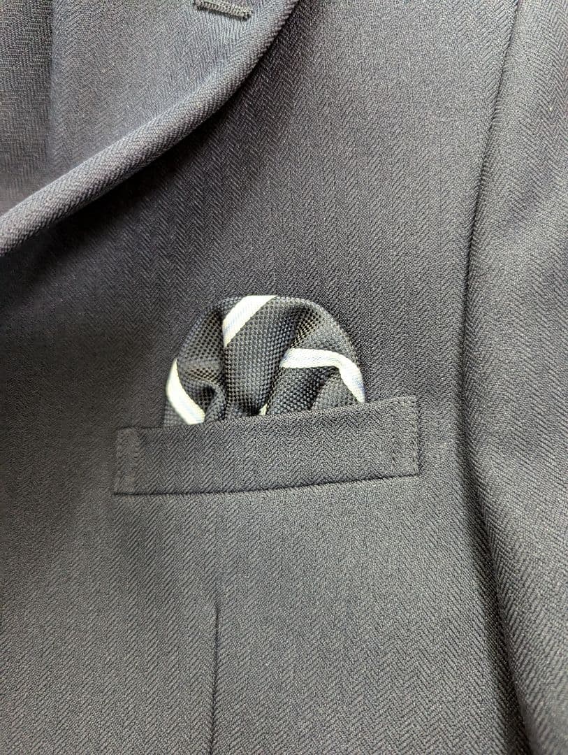 美品 ワンダーファクトリー スーツ 160 スリーピース 6点セット ネイビー