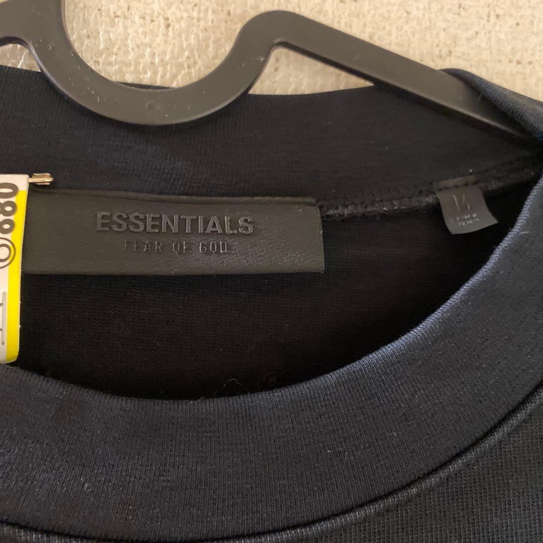 FEAR OF GOD ESSENTIALS ロンT長袖TスウェットM LXL黒