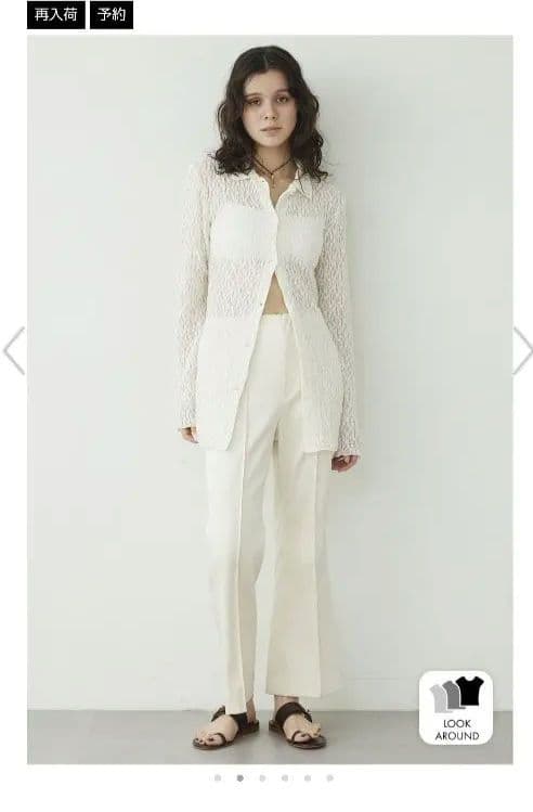 ⭐️プクこさん専用⭐️the pause ストレッチ レース シャツ 新品