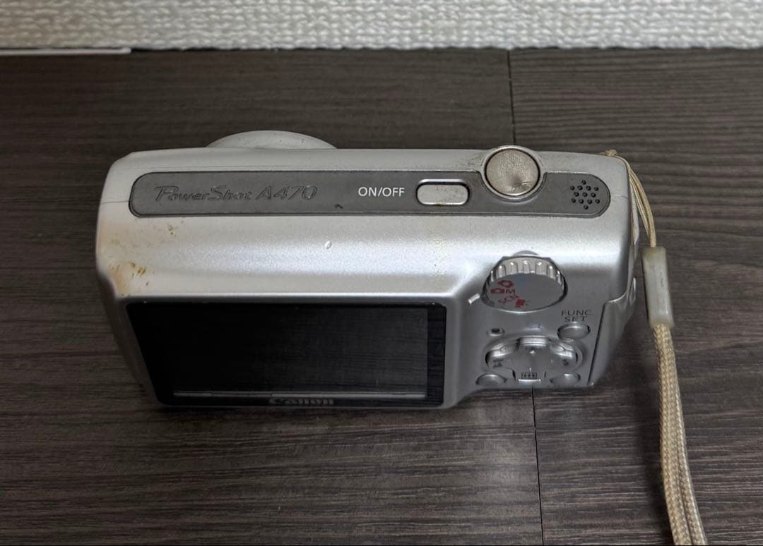 Canon PowerShot A470 シルバージャンク品
