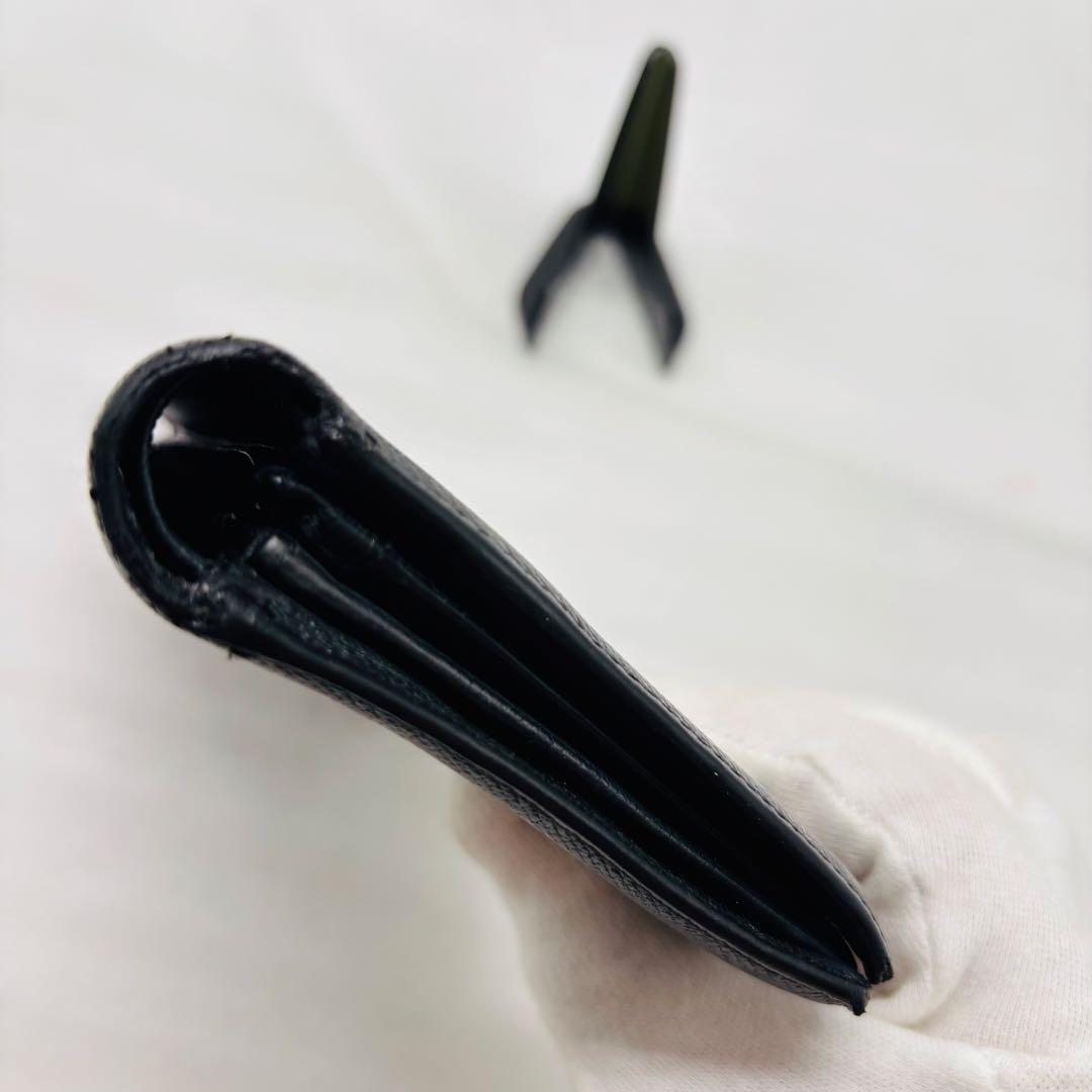 CHANEL シャネル　長財布　ココマーク　折り財布　レザー　ブラック