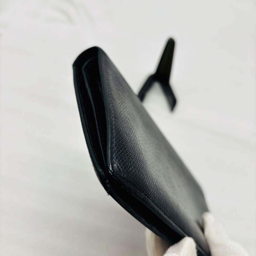 CHANEL シャネル　長財布　ココマーク　折り財布　レザー　ブラック