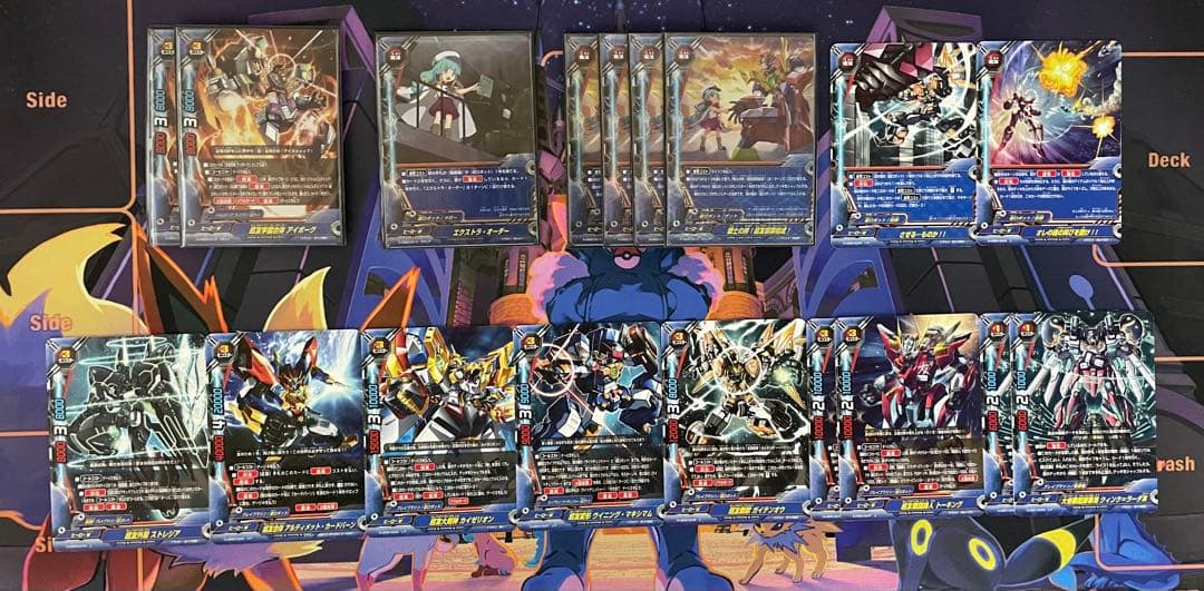 バディファイト　超ロボットデッキ＋デッキパーツ