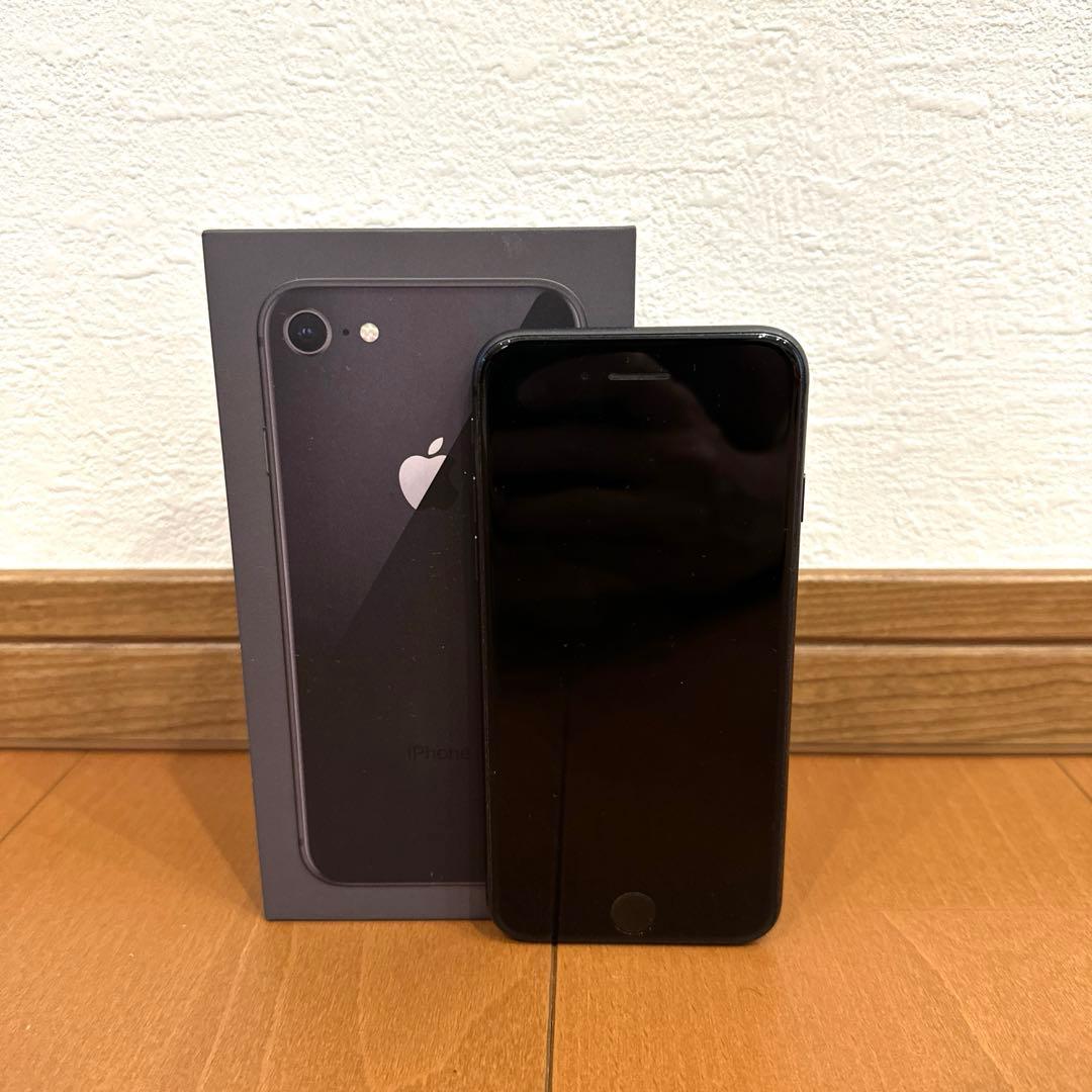 iPhone 8 Space Gray 256GB SIMフリー 美品