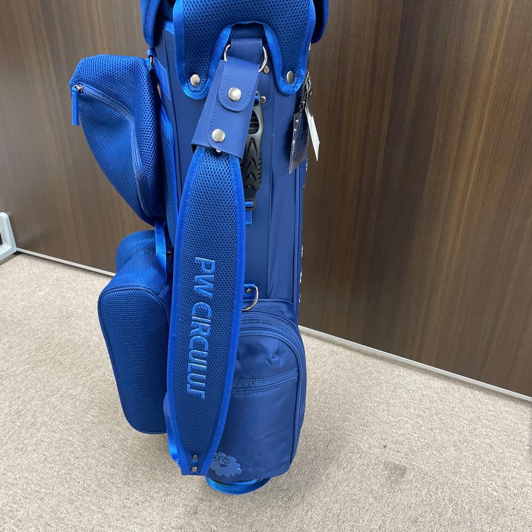 ヨッシ様 ピーダブリュサーキュラス キャディバッグ ゴルフバッグ 青 サイズF