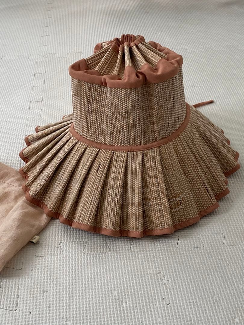 Lorna Murray ハット　ベージュ×ブラウン