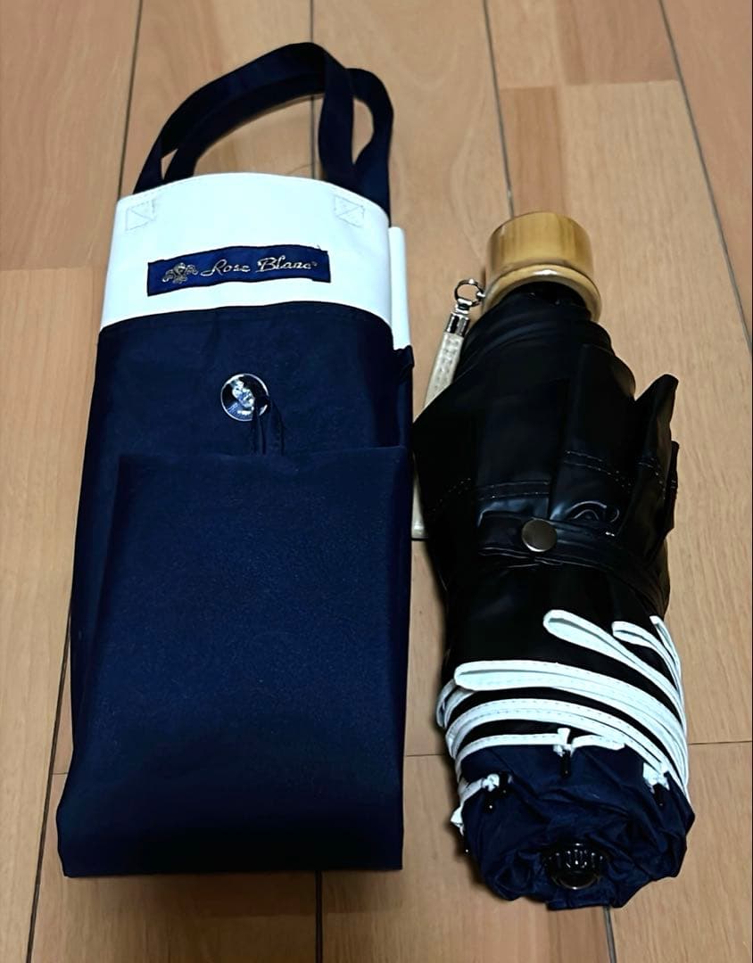 芦屋 ロサブラン 日傘 3段折りたたみ　100%遮光