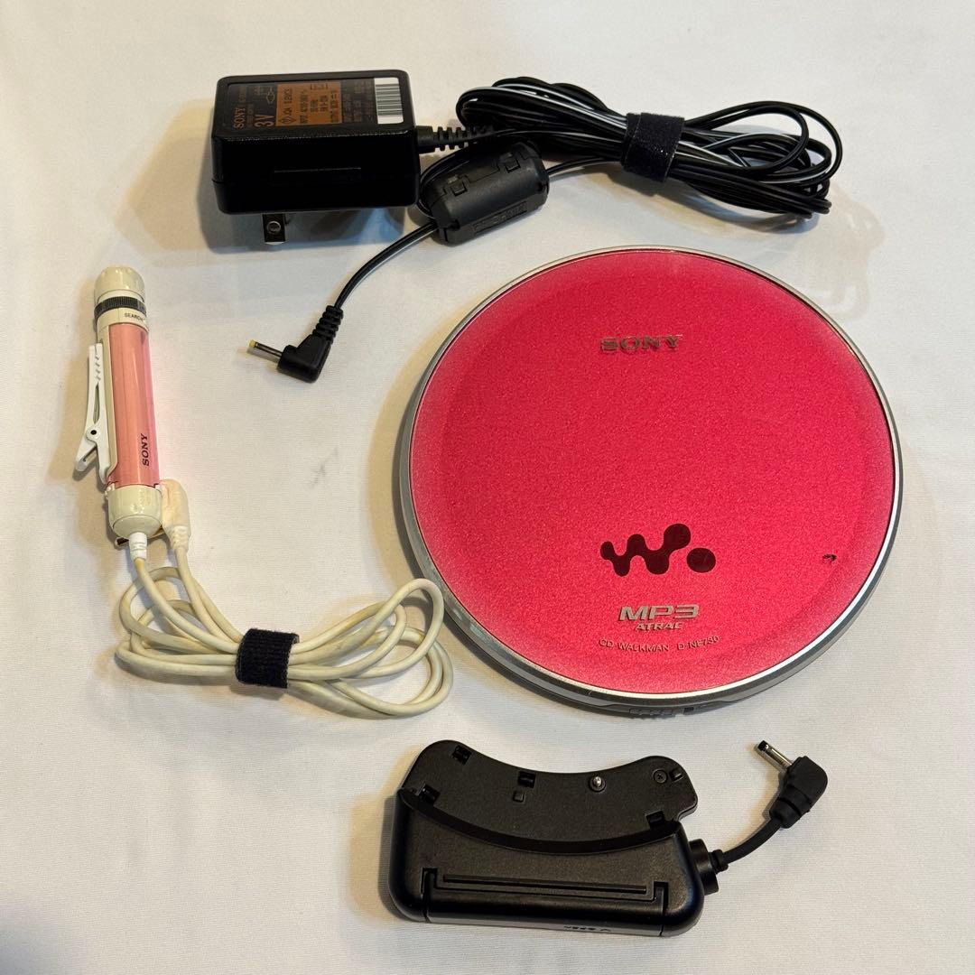 513＊希少　Sony　ウォークマン　D-NE730　MP3　ATRAC形式