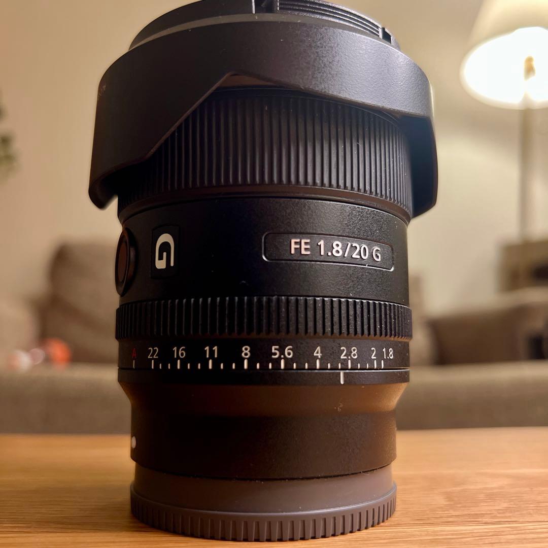 【極美品】SONY単焦点 FE 20mm F1.8 G 純正レンズカバー付