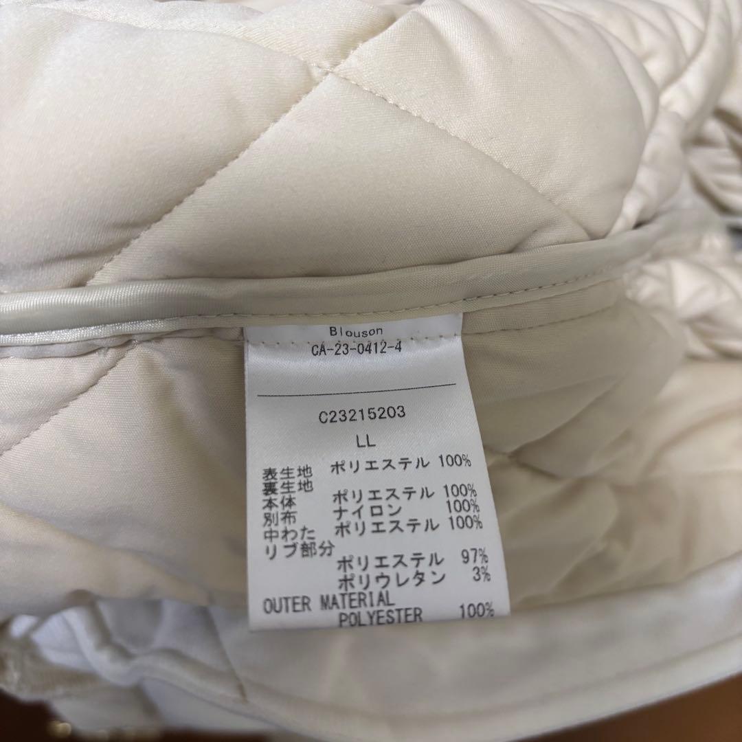 Callaway レディース キルティング ジャケット ベージュ LLサイズ