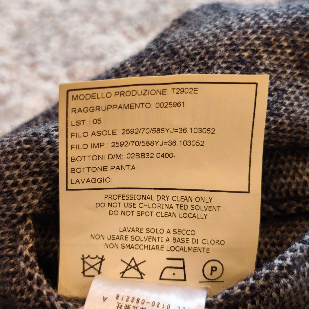 BOGLIOLI ボリオリ DOVER グレー テーラードニットジャケット 46