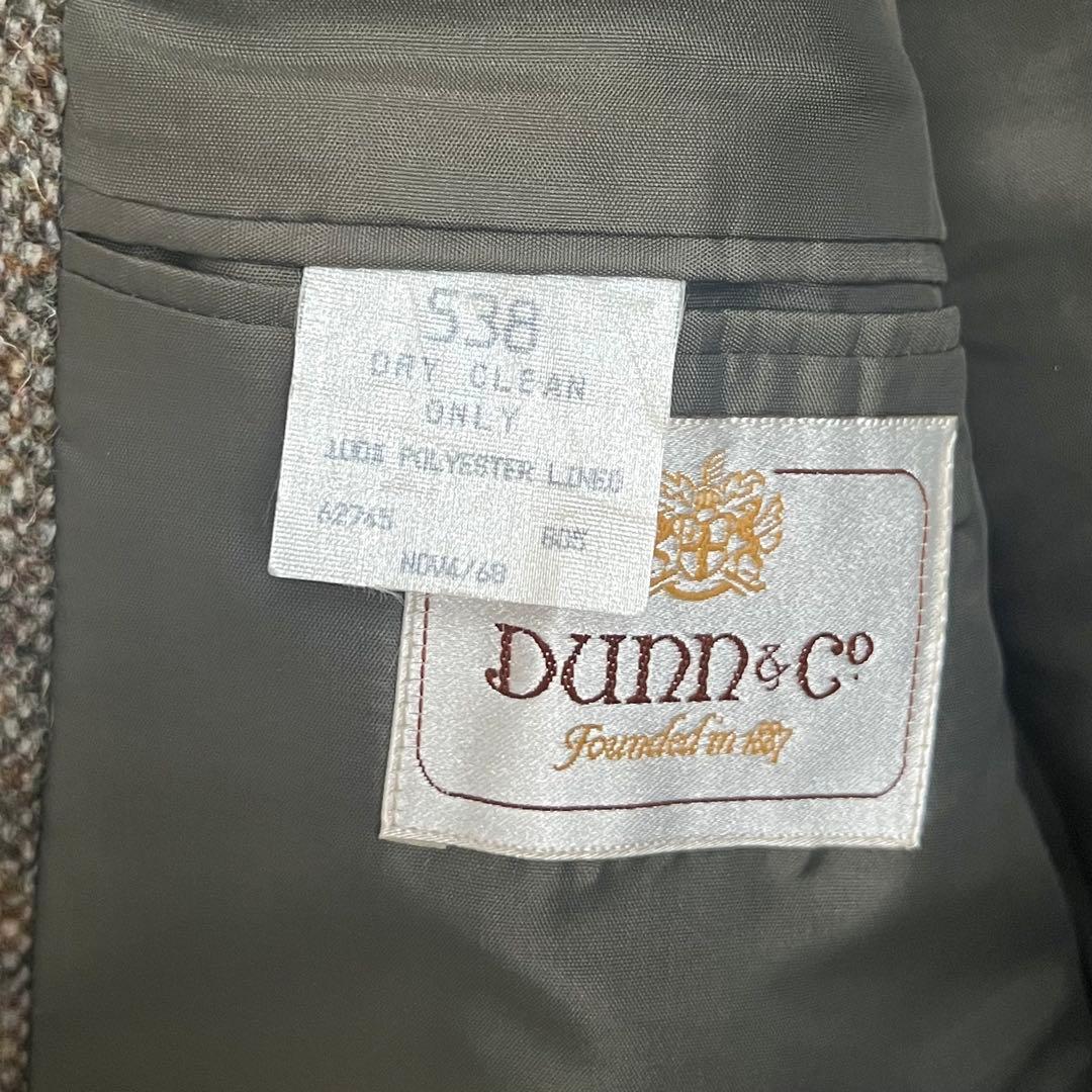 vintage 英国製 Dunn&Co テーラードジャケット ブラウン 古着