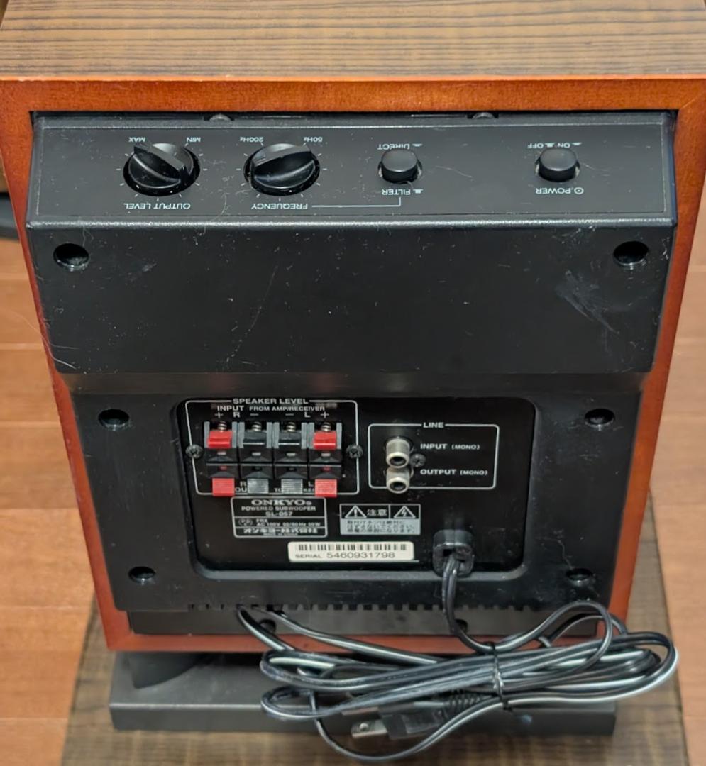 値下げ　ONKYO TX-SA502 SL-057　音響システムスピーカーセット