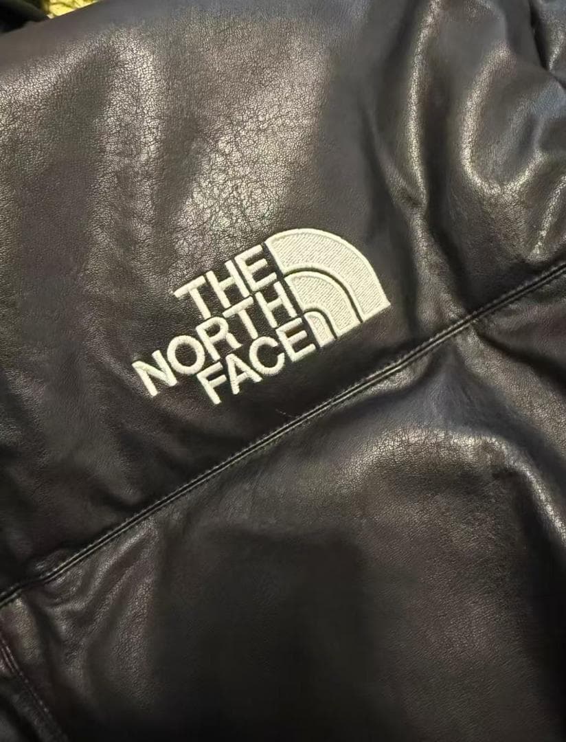 THE NORTH FACE ×Supreme レザーダウンジャケット