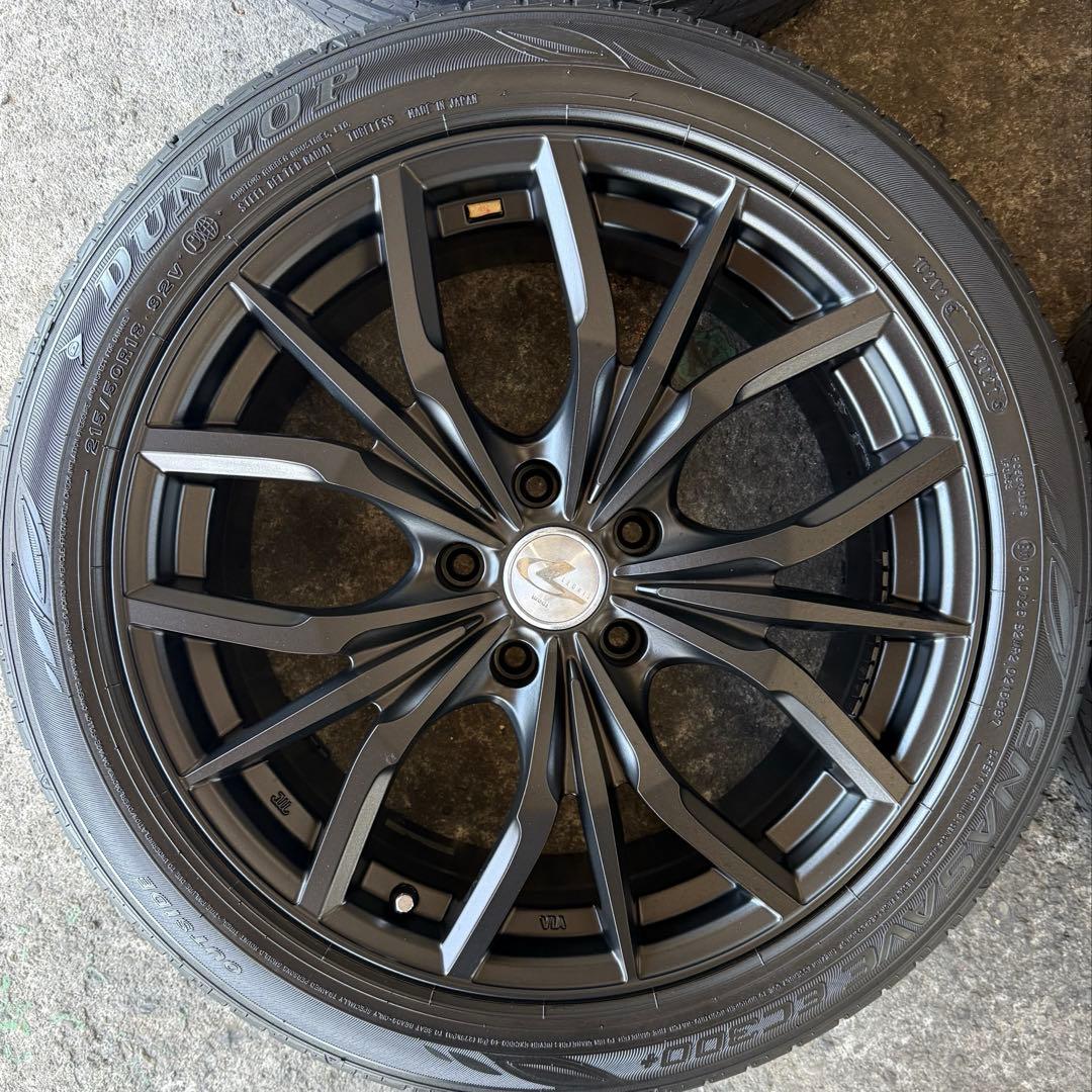 【美品！】weds 18インチ ホイール 215/50R18 タイヤ付き