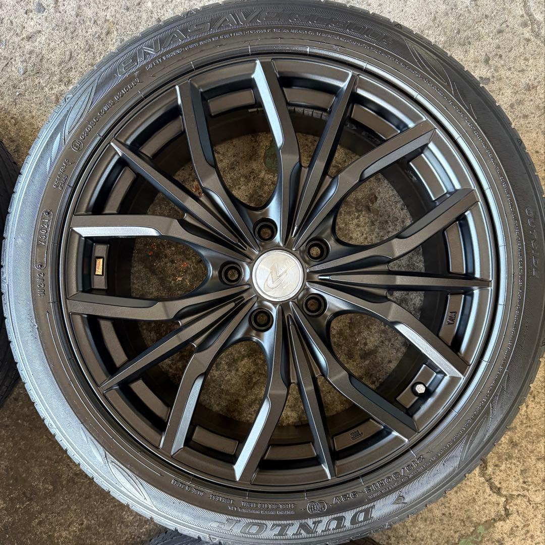 【美品！】weds 18インチ ホイール 215/50R18 タイヤ付き
