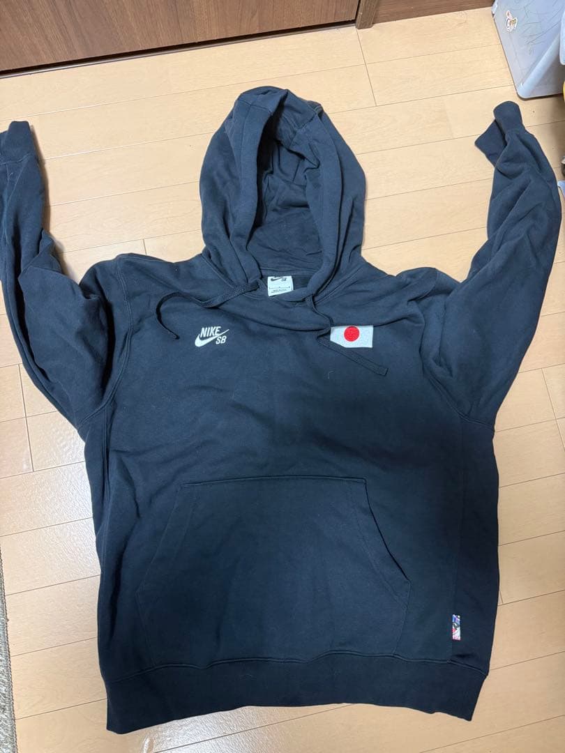 POLO フード付きブラックダウンベスト&Nike パリ五輪　日本刺繍パーカー