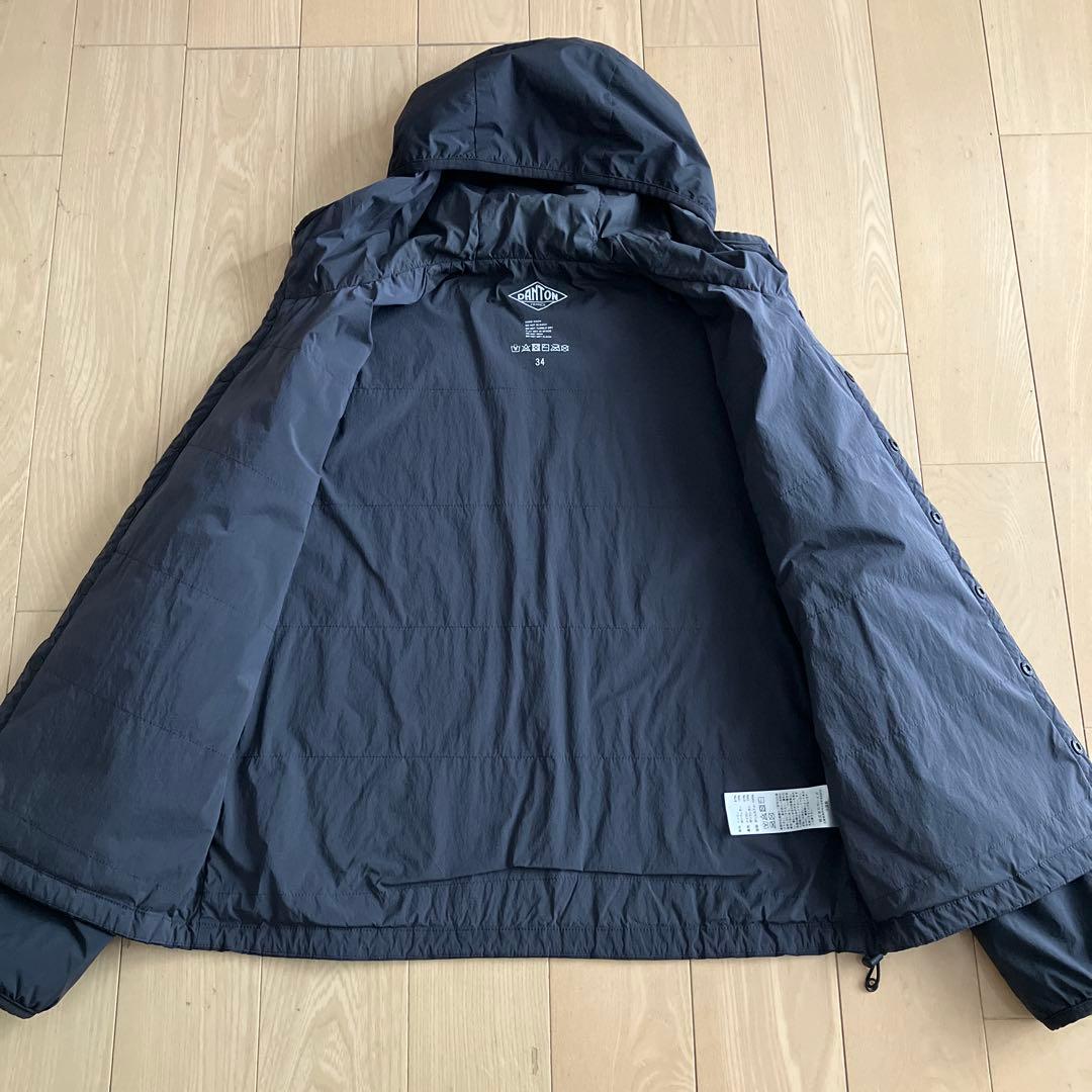 DANTON インサレーション ストレッチナイロン フードジャケット 34