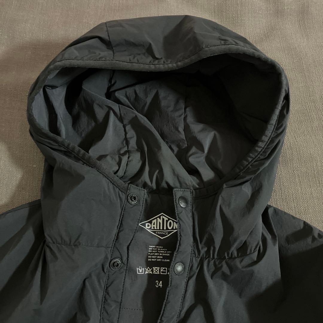 DANTON インサレーション ストレッチナイロン フードジャケット 34