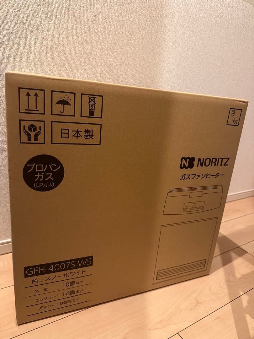 【新品未開封】NORITZ ガスファンヒーター GFH-4007S-W5