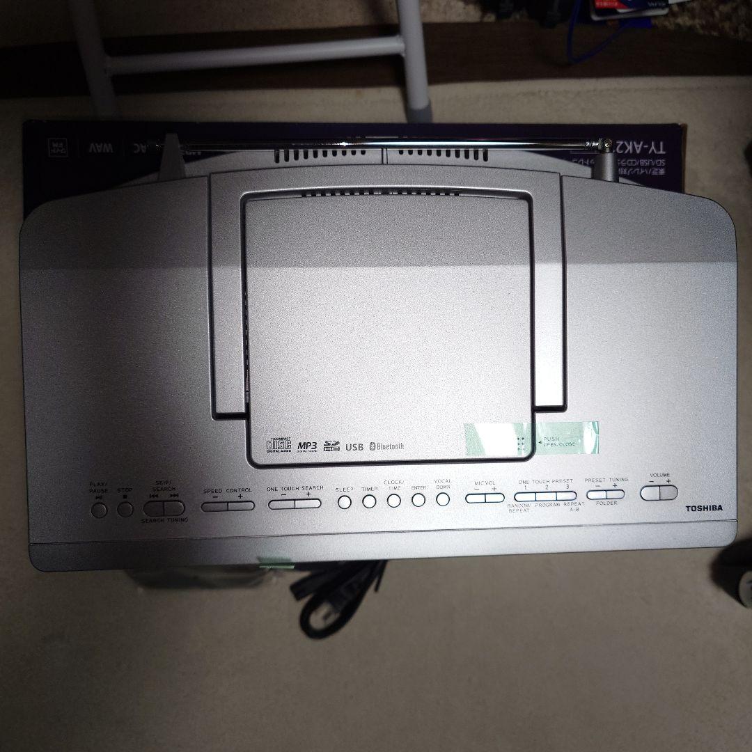 TOSHIBA TY-AK21 CDラジカセ シルバー