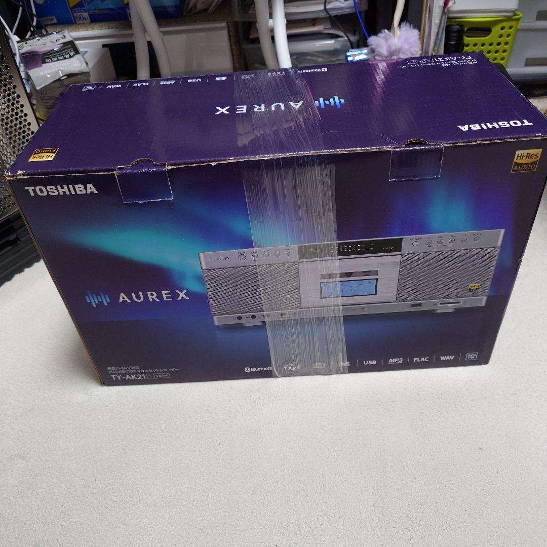 TOSHIBA TY-AK21 CDラジカセ シルバー