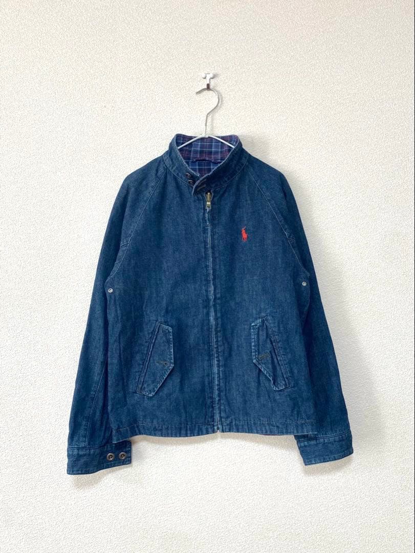 ラルフローレン デニムジャケット リバーシブル レディースS〜M キッズXL相当