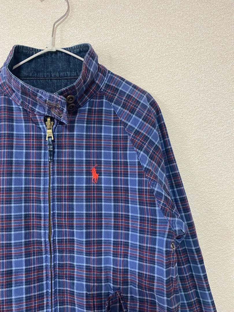 ラルフローレン デニムジャケット リバーシブル レディースS〜M キッズXL相当