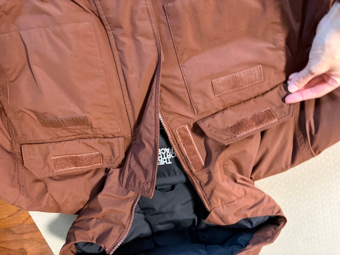 THE NORTH FACEノースフェイス　ダウン ファー付き　ドライベント　L