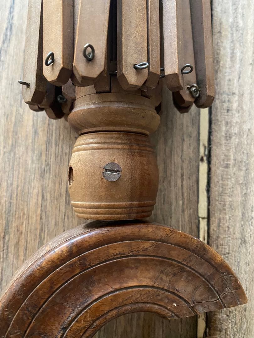 フランスアンティーク　かせくり機　umbrella swift