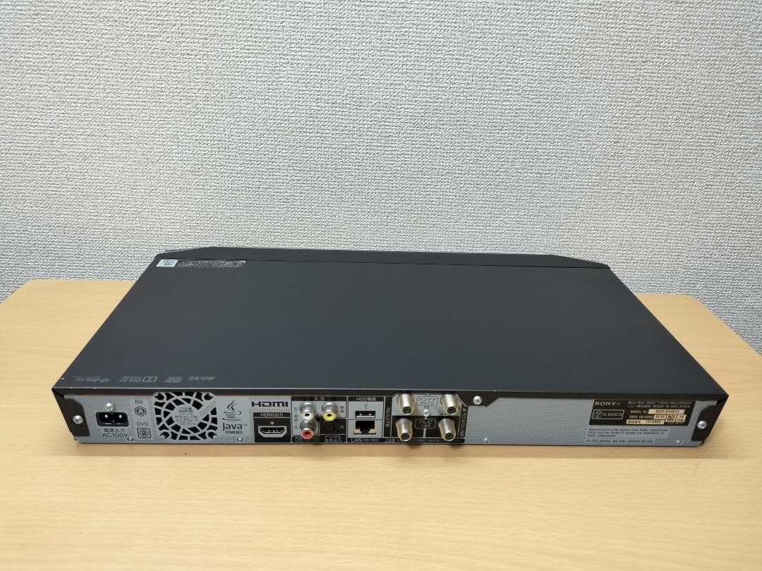 ソニー ブルーレイレコーダー 「BDZ-EW510」 動作品①