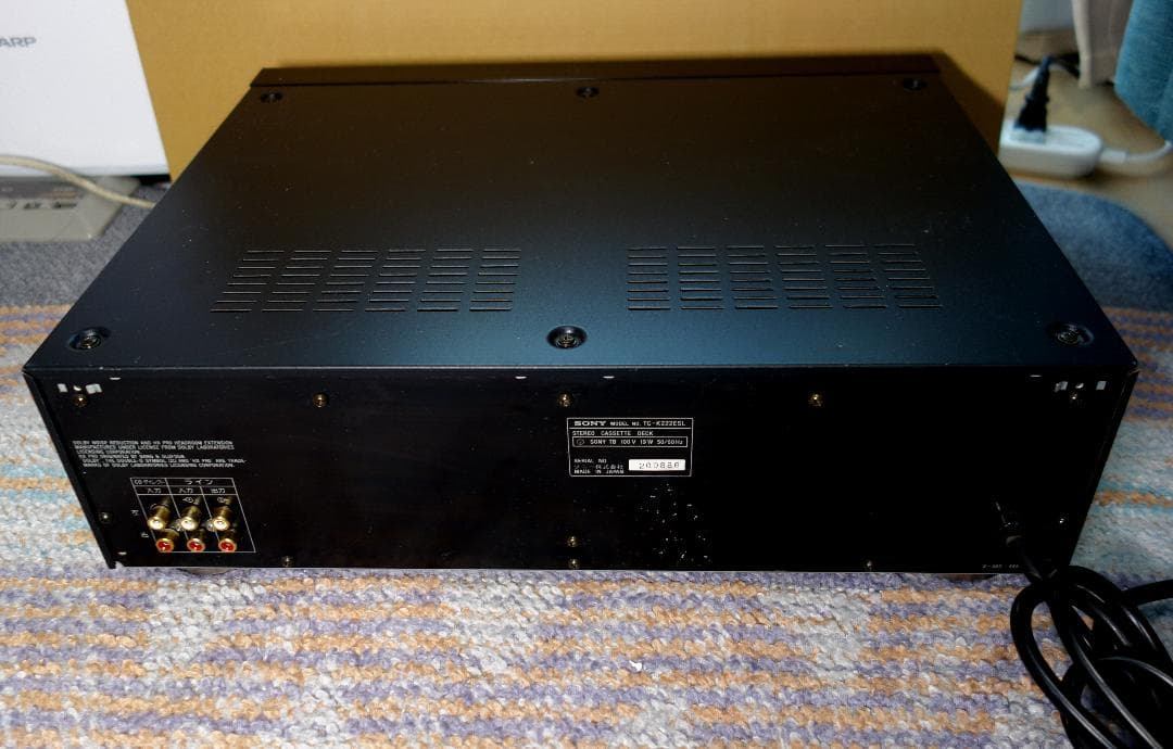 【音質重視】SONY TC-K222ESL カセットデッキ