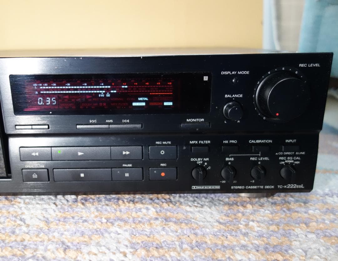 【音質重視】SONY TC-K222ESL カセットデッキ