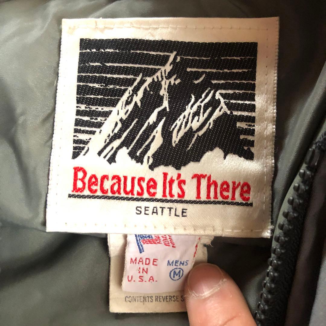ダウンジャケットmade in USA 80s 70s Because