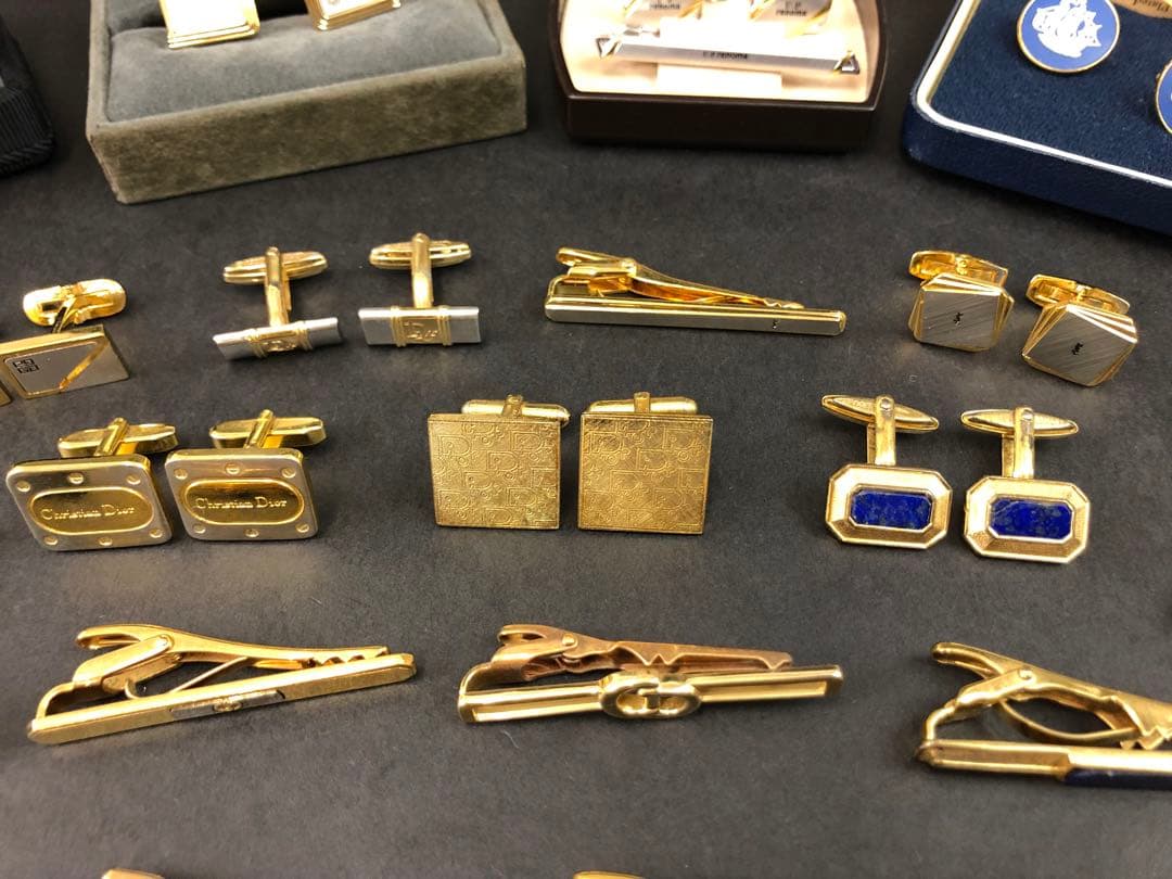 d*7様 ディオール・ダンヒル・デュポン・バーバリー他　タイピン・カフスまとめ