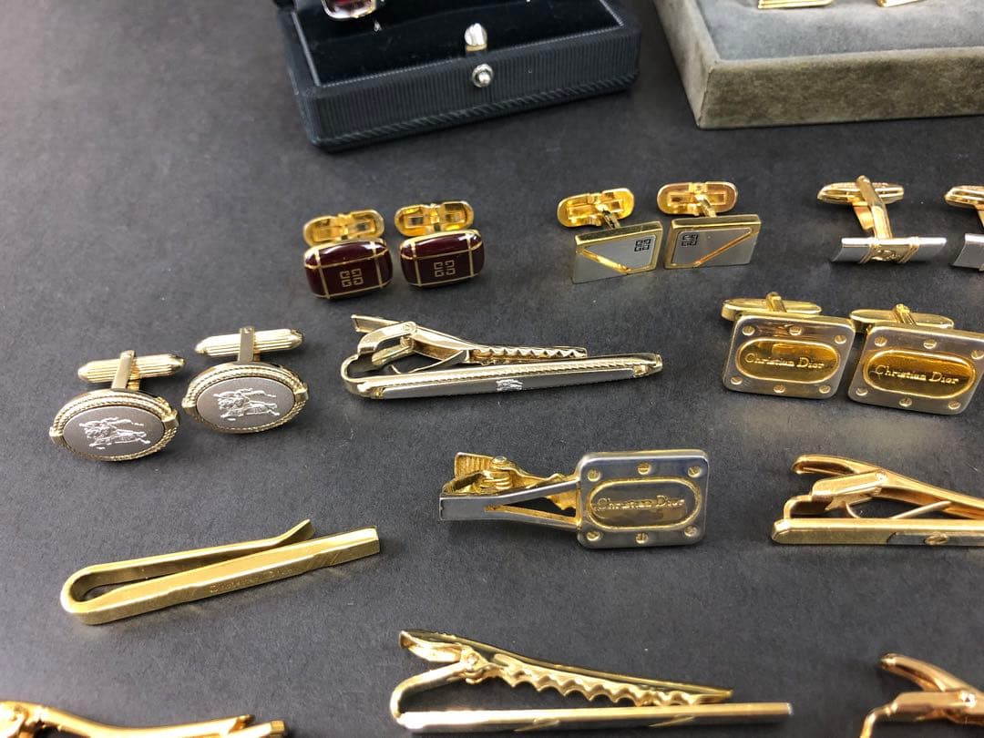d*7様 ディオール・ダンヒル・デュポン・バーバリー他　タイピン・カフスまとめ