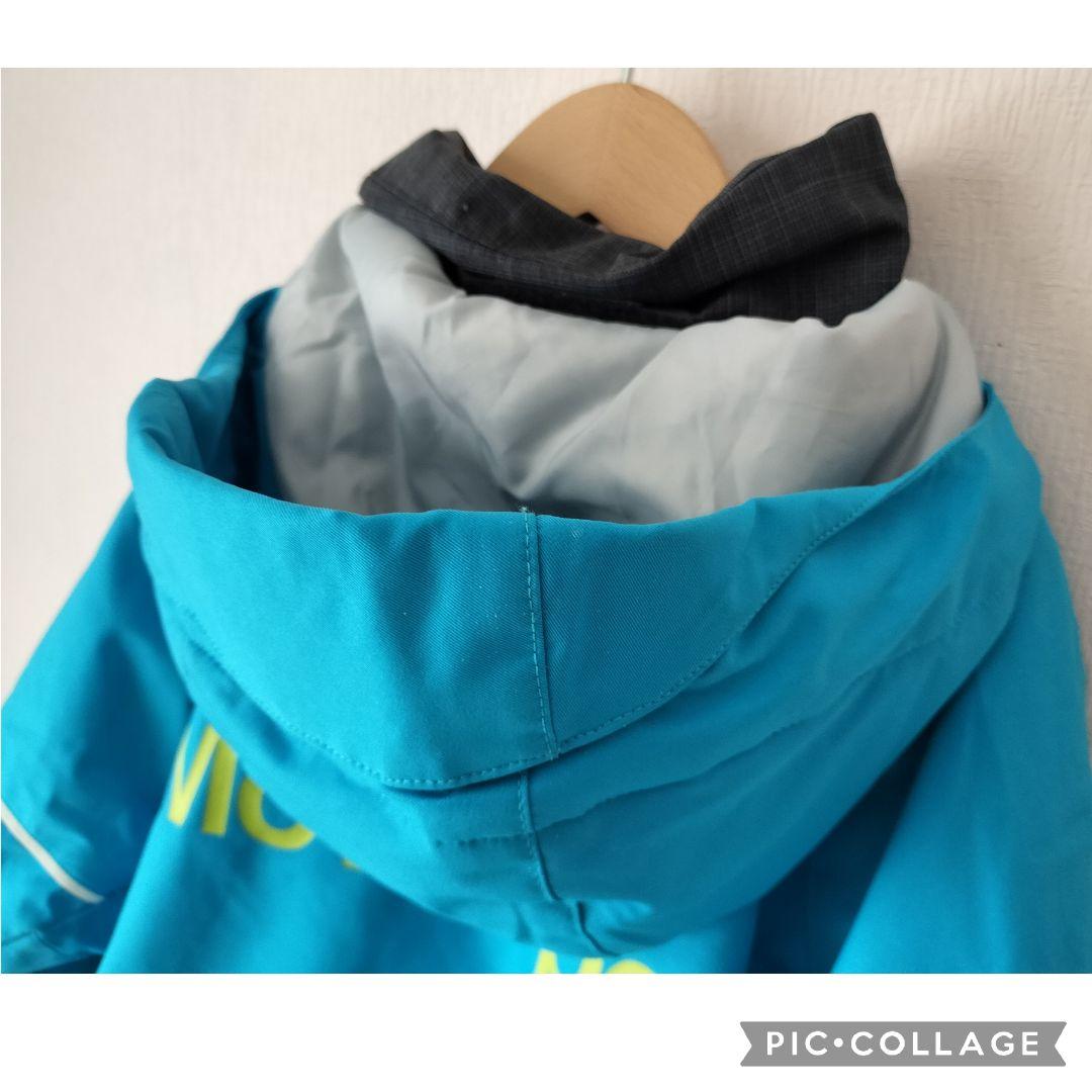 美品 デサント Move Sport ジュニアスキーウェア 150 上下　アクア